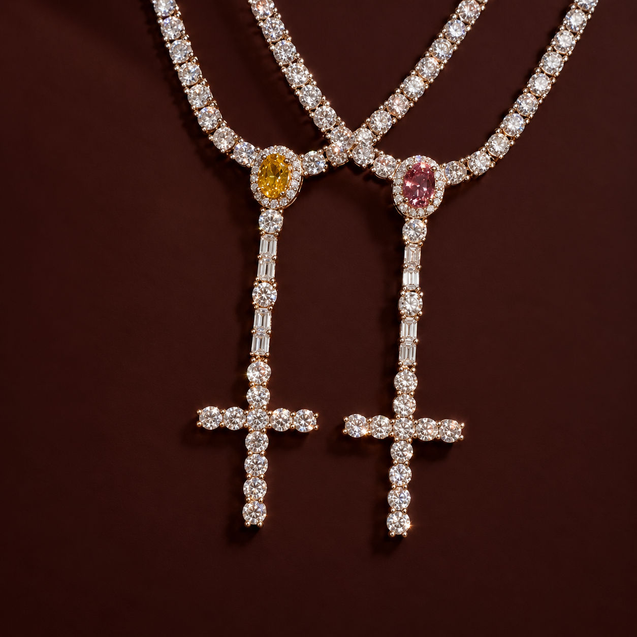 Celeste Prive moissanite necklace