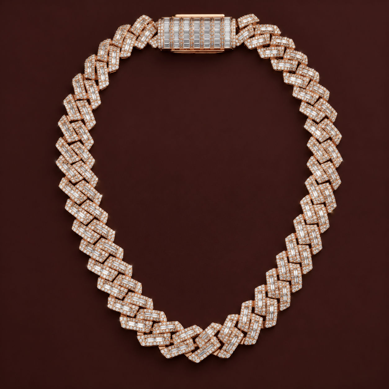 Titan moissanite necklace