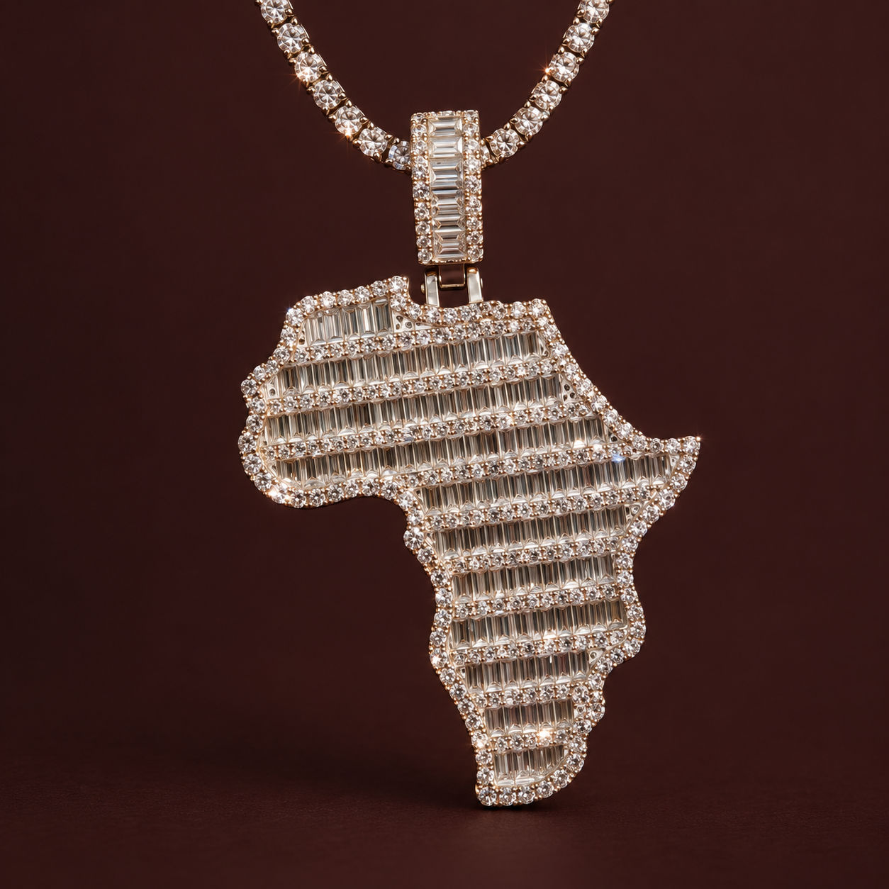 Motherland moissanite pendant