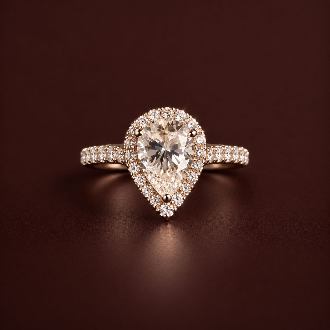 Stellar Eternite moissanite engagement ring