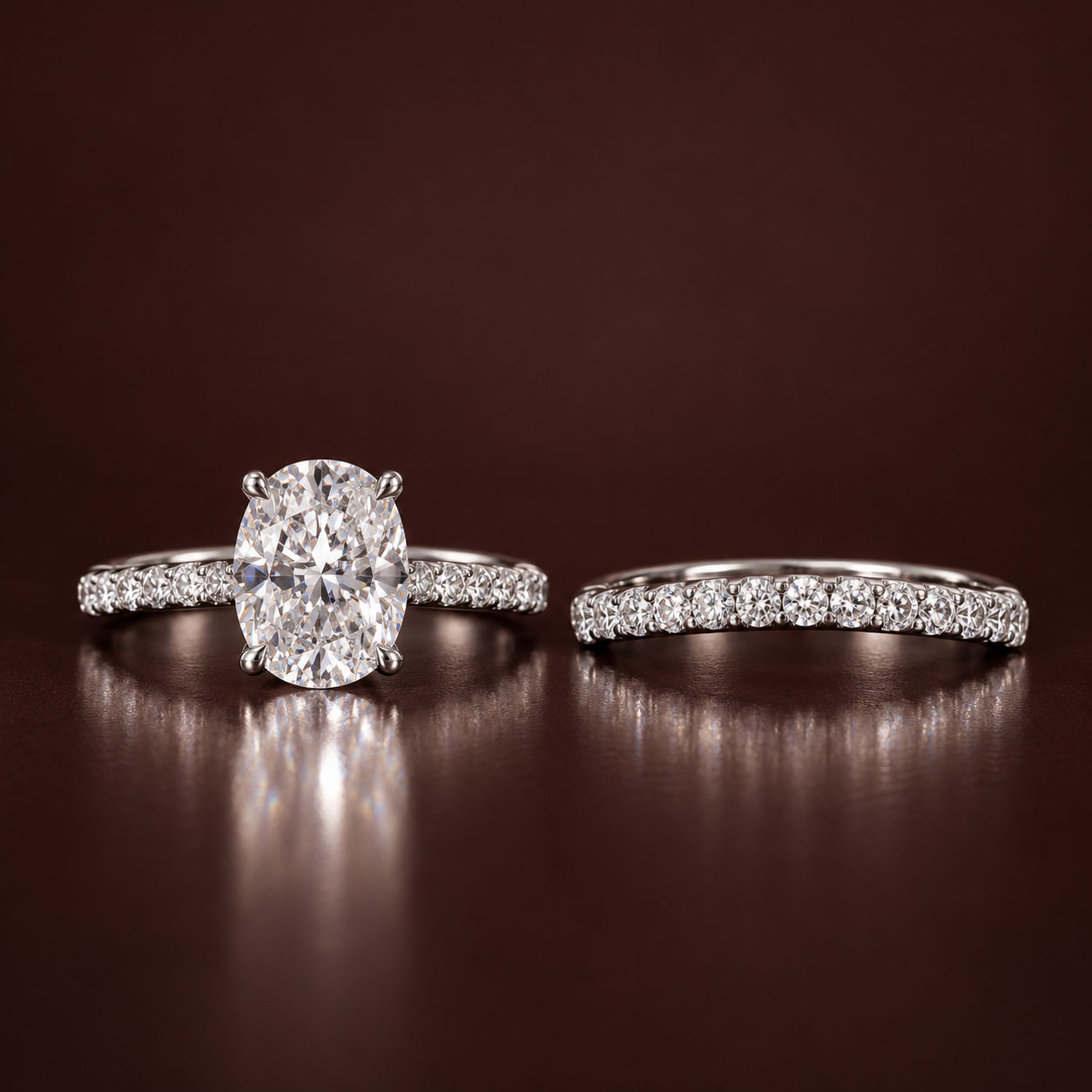 Celeste Royale moissanite engagement ring