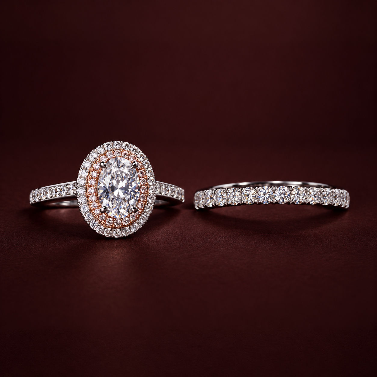 Astral Eclipse moissanite engagement ring