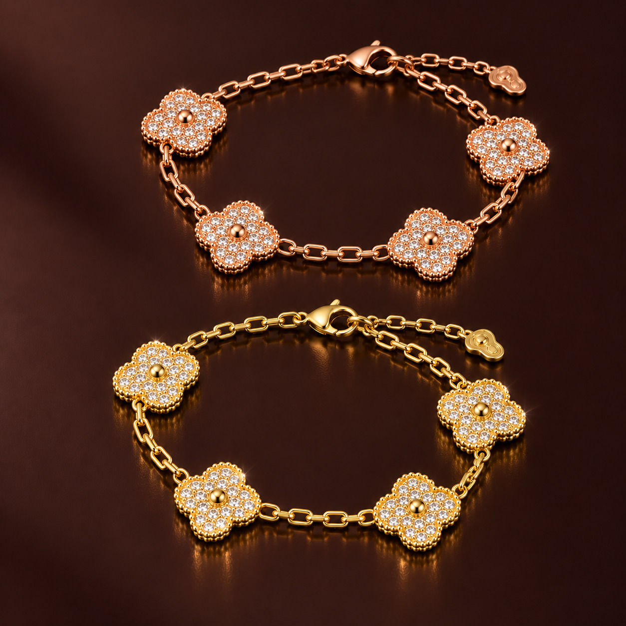 PETAL moissanite bracelet from Moisanite & Co.