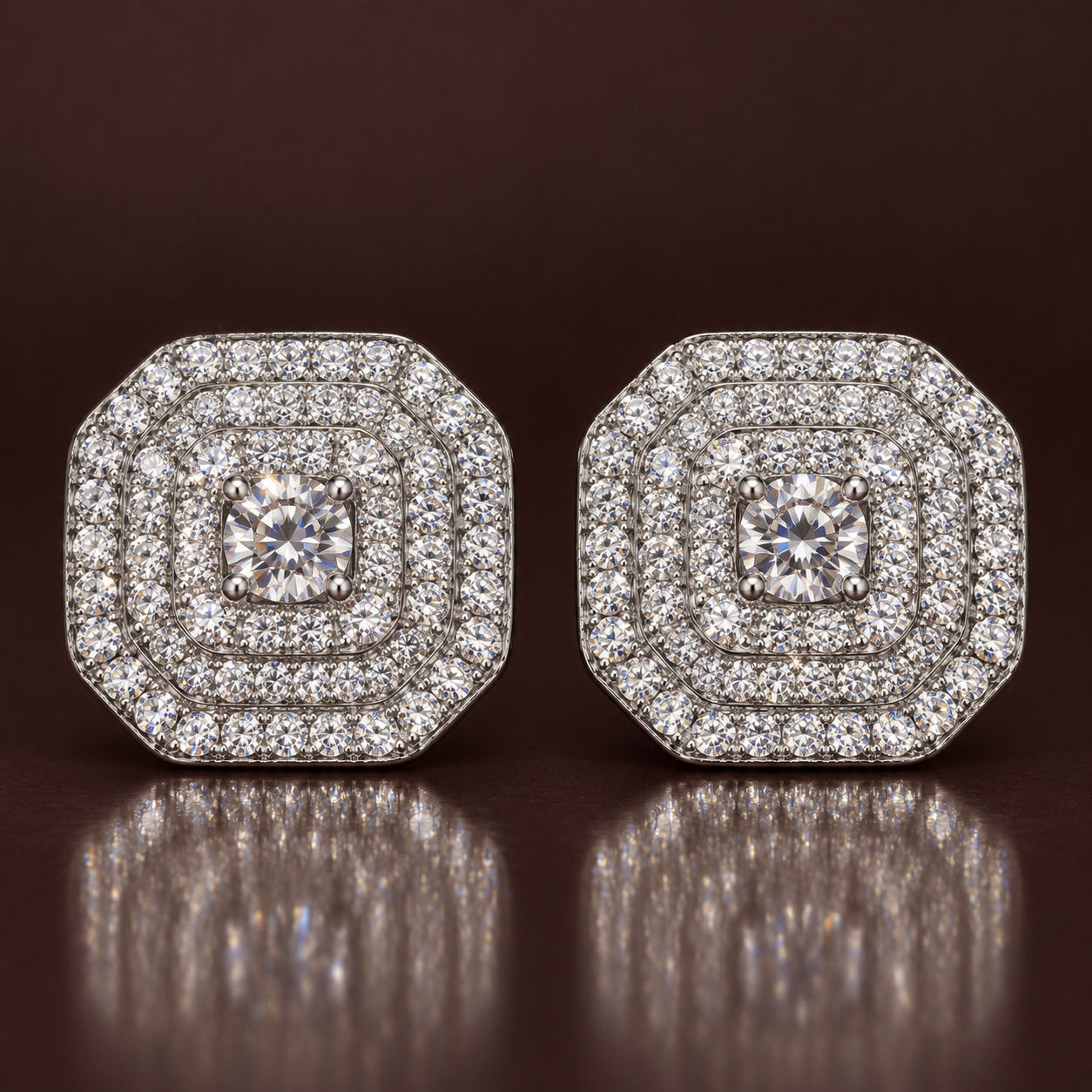 Galatian moissanite earrings