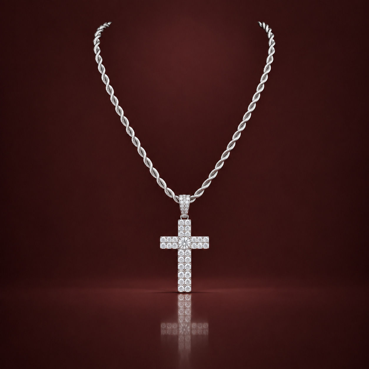 Divine moissanite necklace