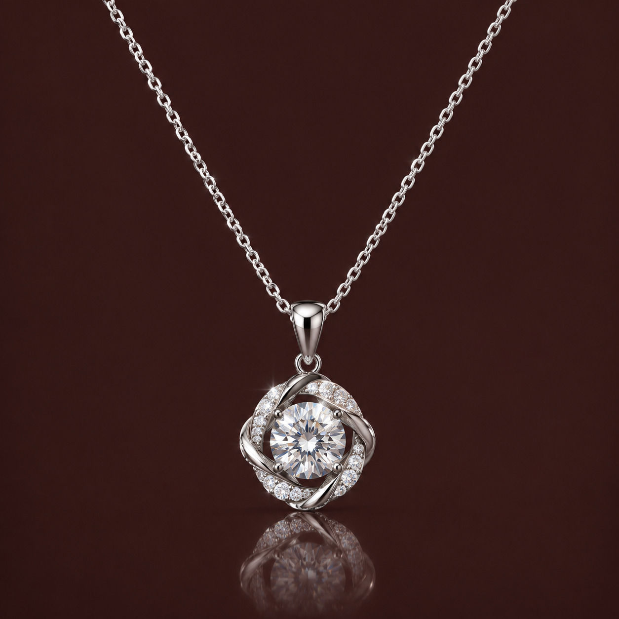 Solara moissanite necklace