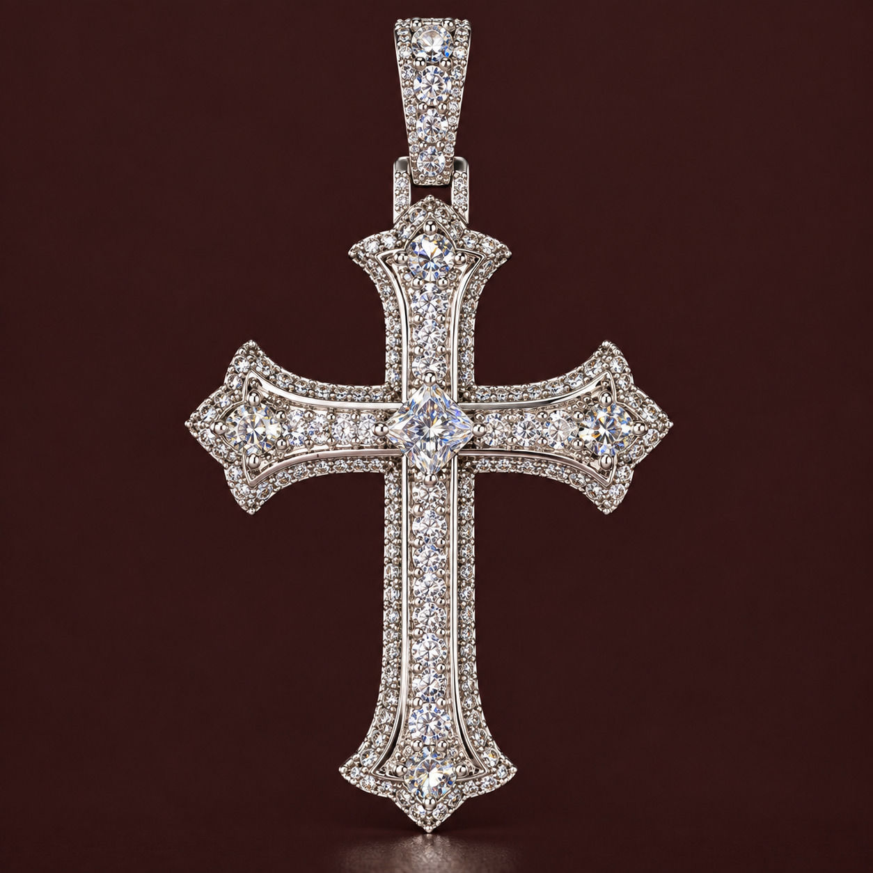 Sanctuary moissanite pendant