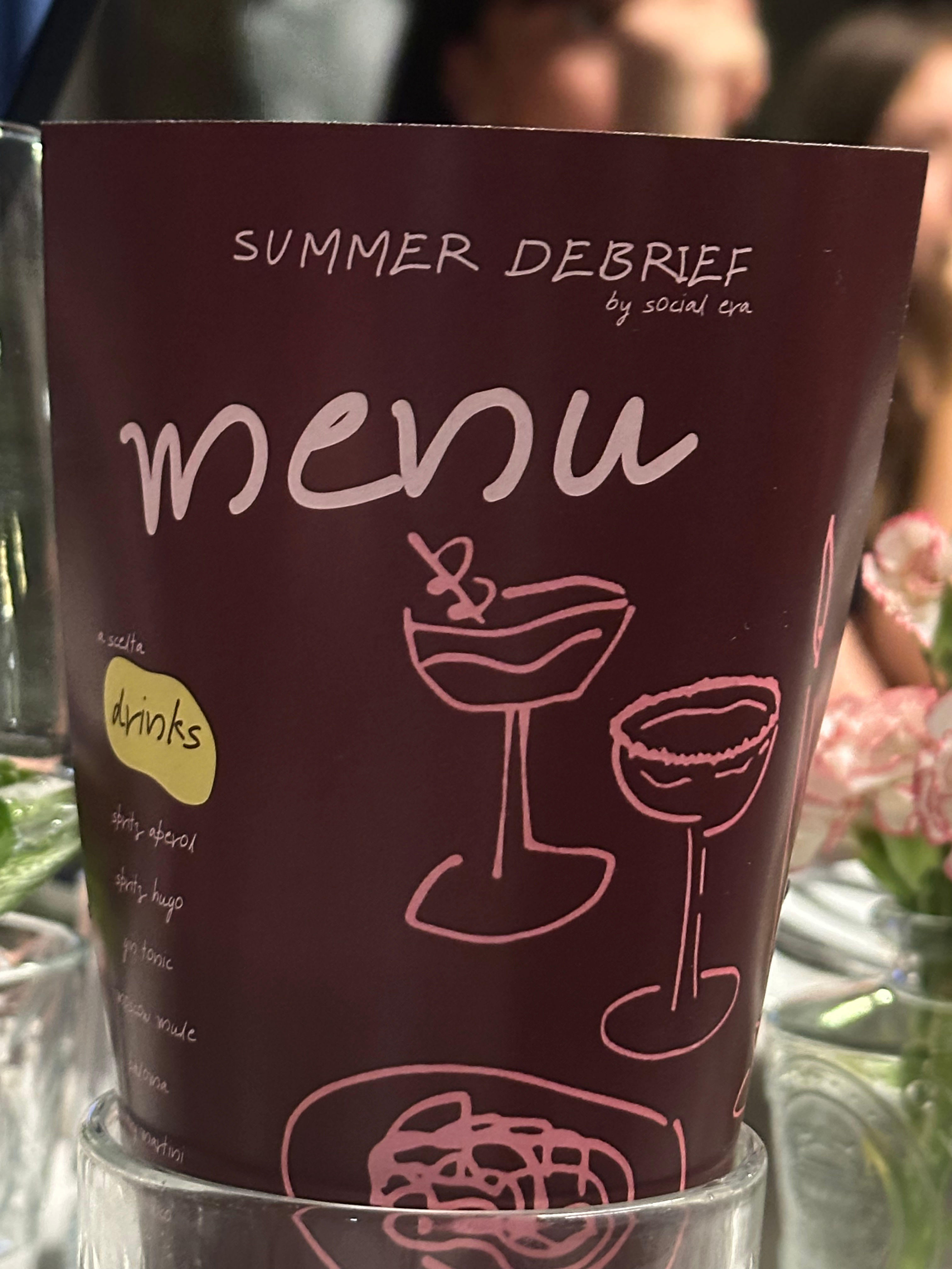 Summer debrief