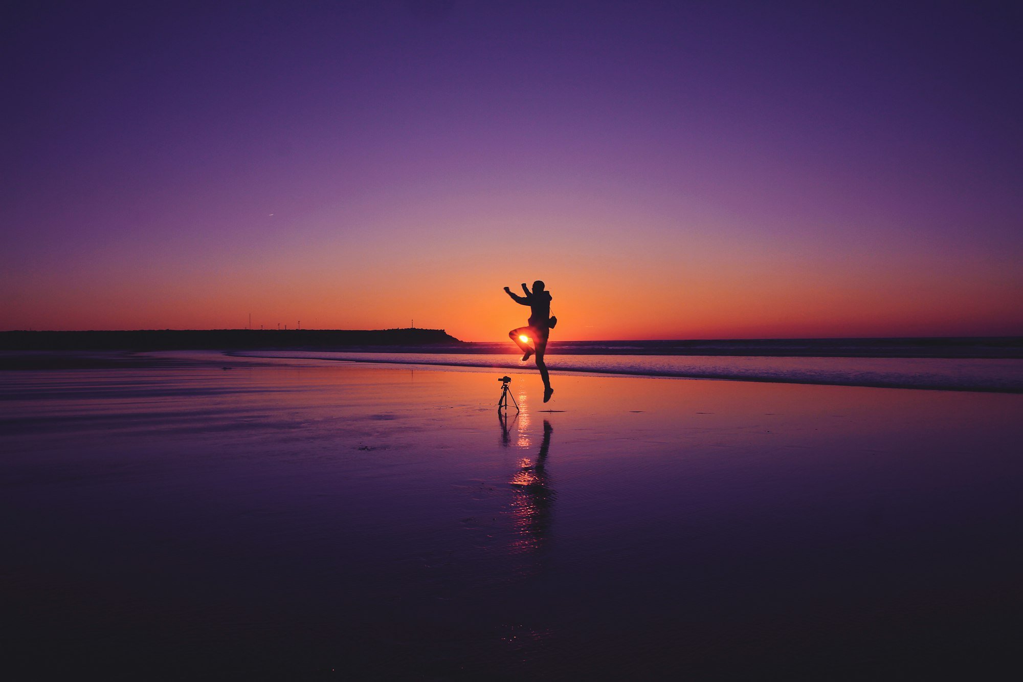 Beach Sunset Dance by Anna Keller