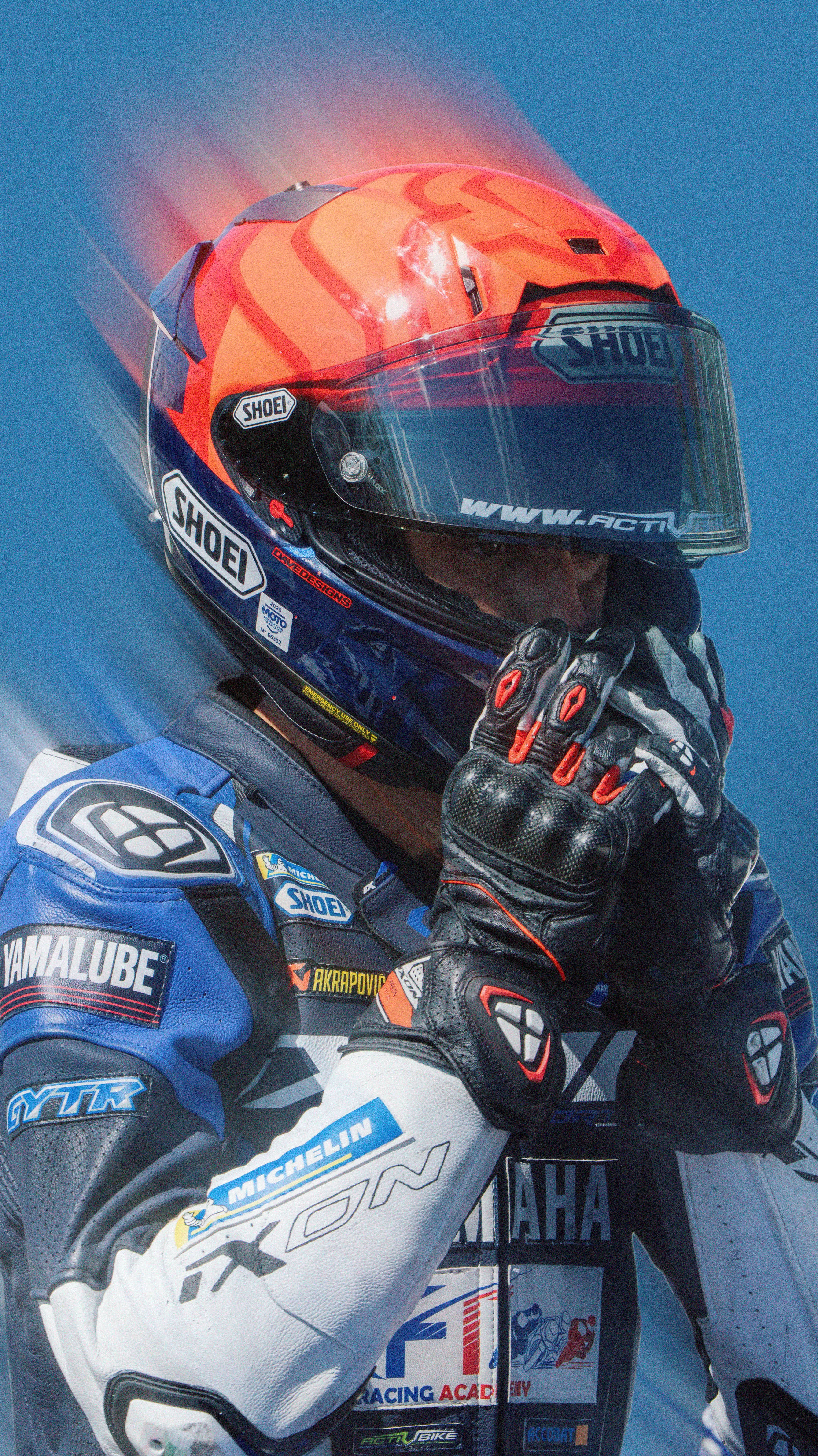 FSBK — Anneau du Rhin : portrait casque — France Superbike
