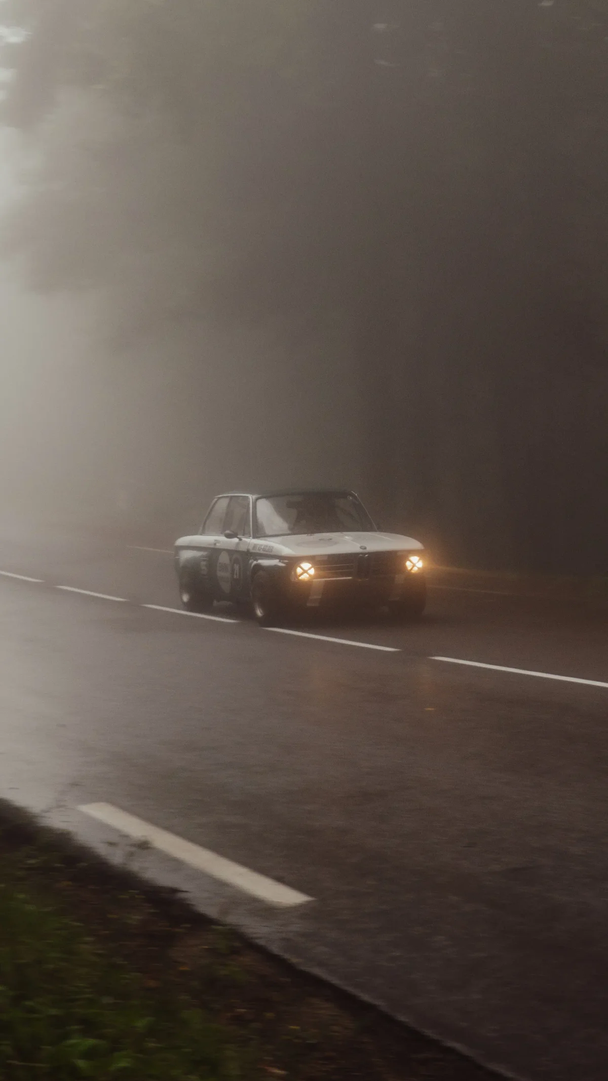 BMW foggy rally