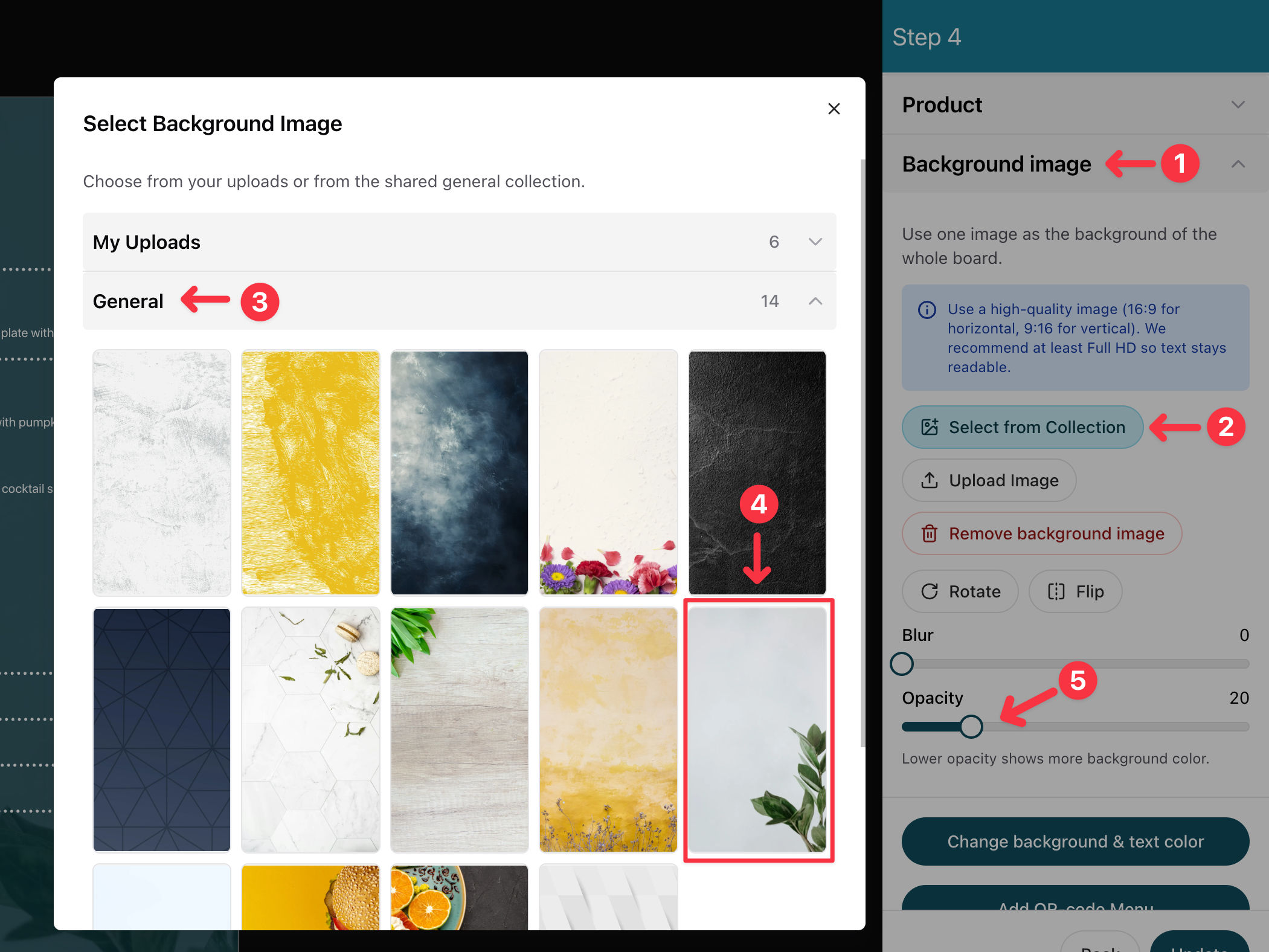 Add Image Background