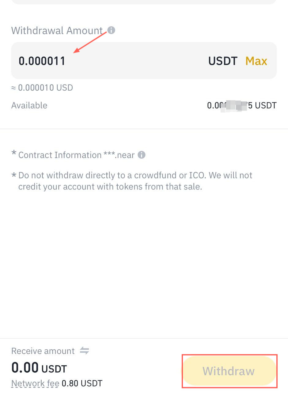 How to Send USDT from Binance to another wallet