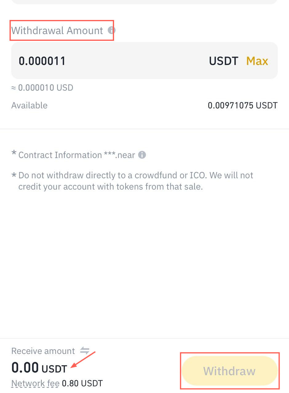 How to Send USDT from Binance to another wallet