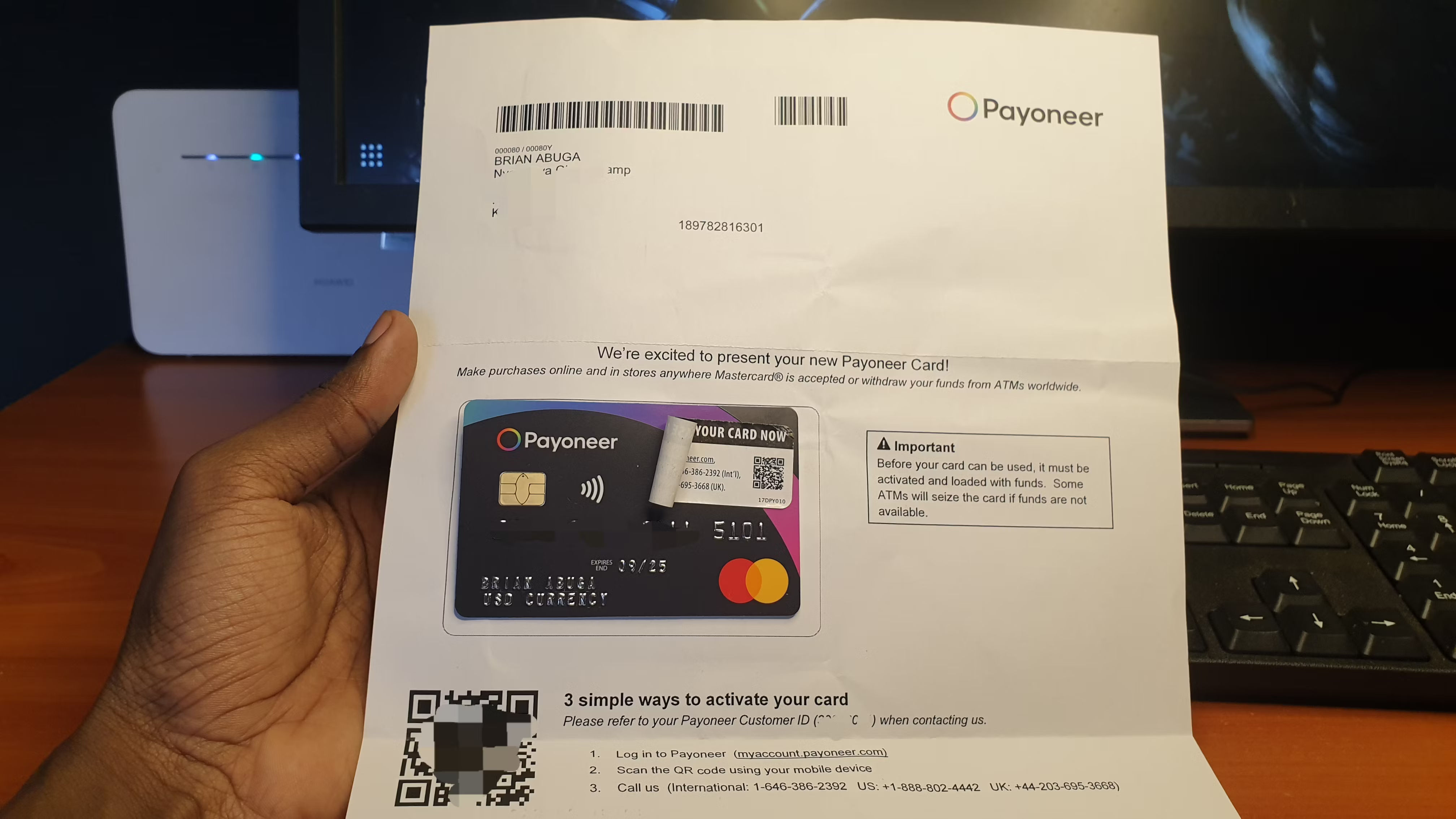 Monierate Payoneer Review