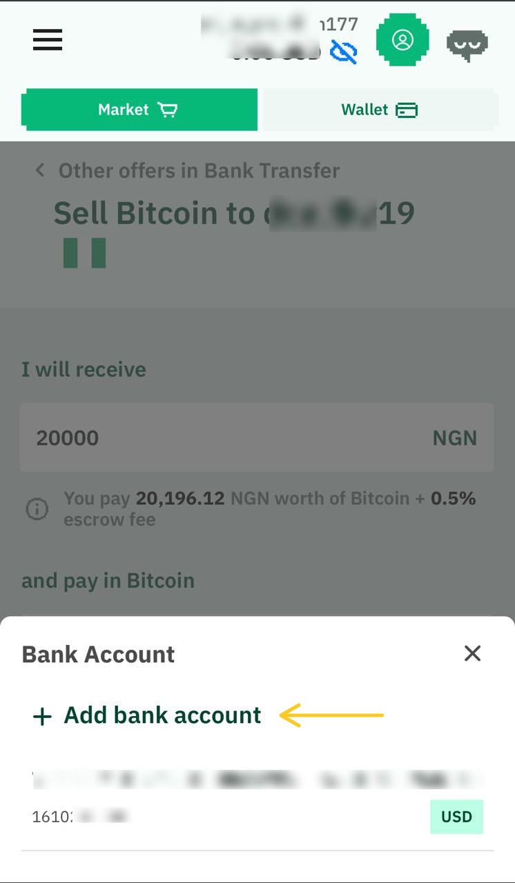 Step: How to convert BTC to NGN on NoOnes (Android and iOS)