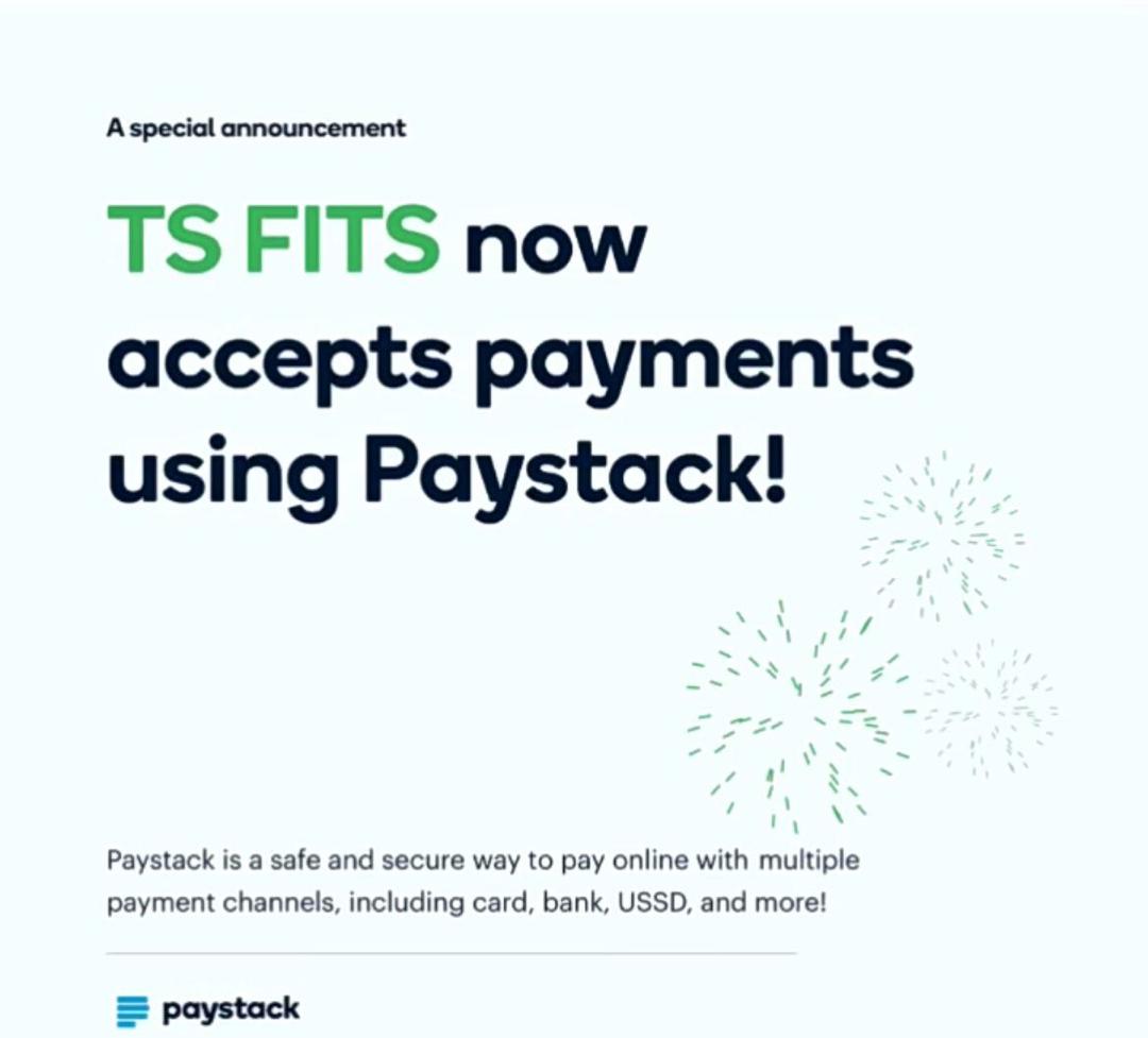 Paystack Review - TS FITS now accepting payments using Paystack