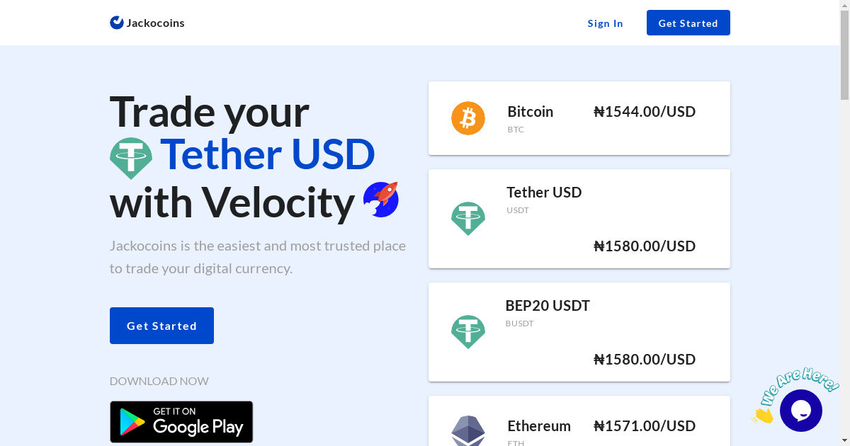 30 NGN to USDT on Jackocoins Convert Nigerian Naira to Tether USD using Jackocoins exchange rate