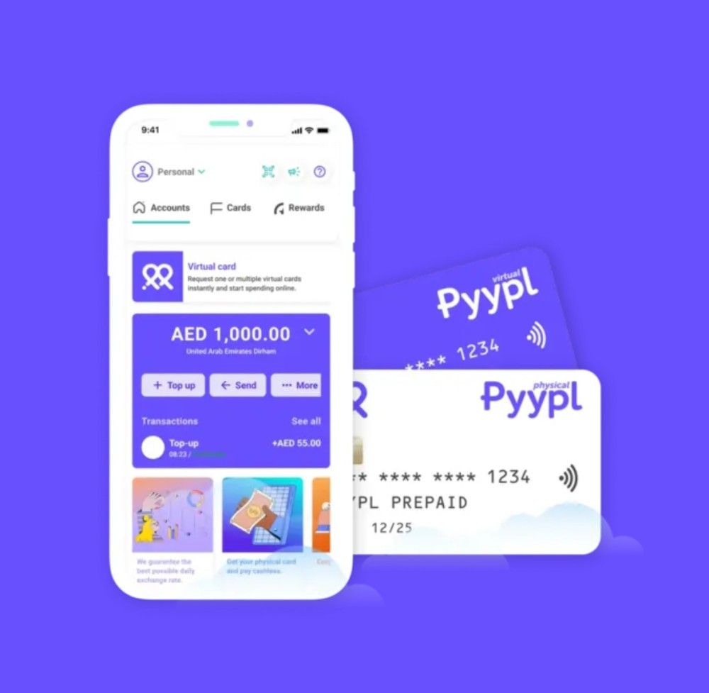 Pyypl crypto virtual card