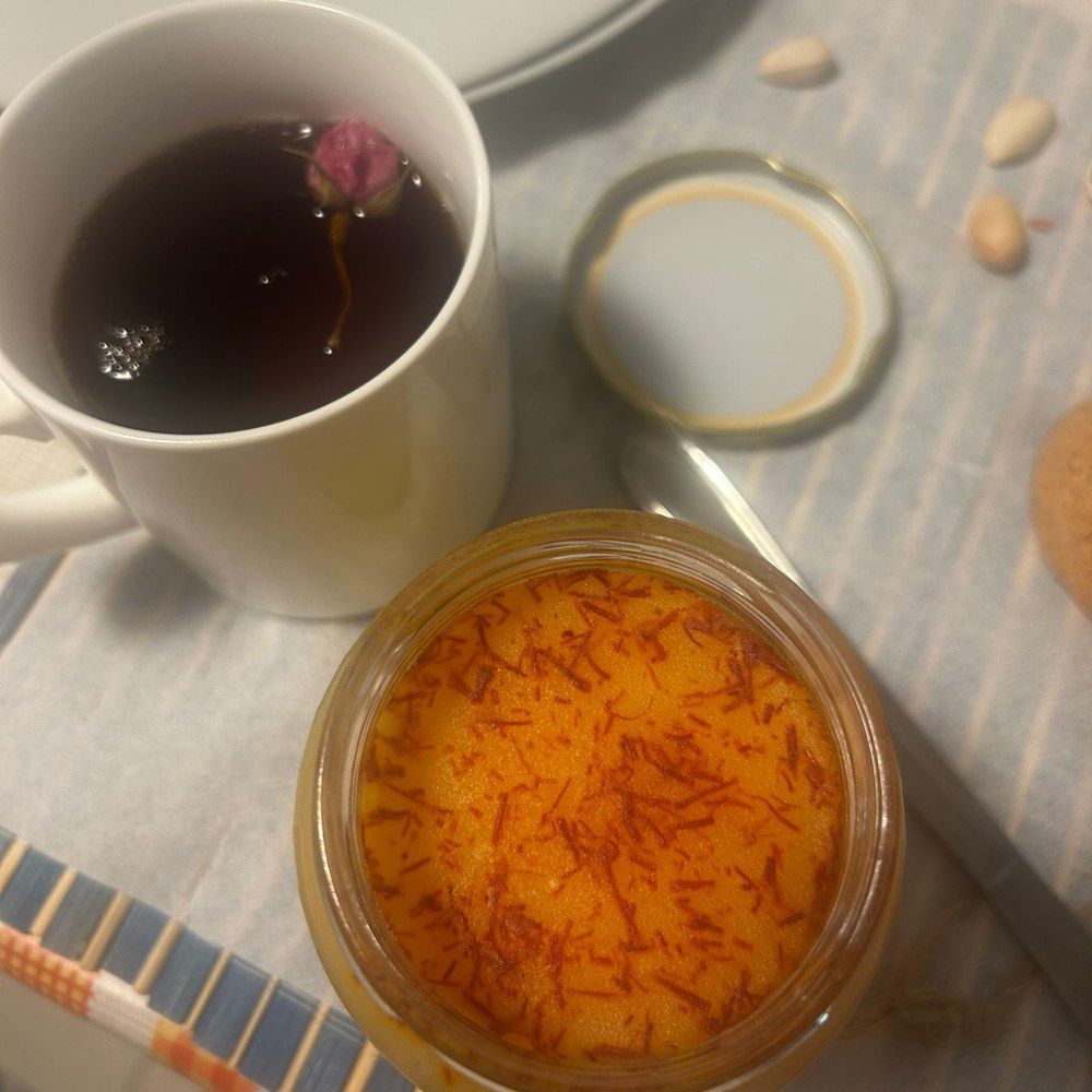 شاي بالزعفران