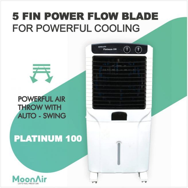 MoonAir Buy Desert Air Cooler Online Platinum 100 L