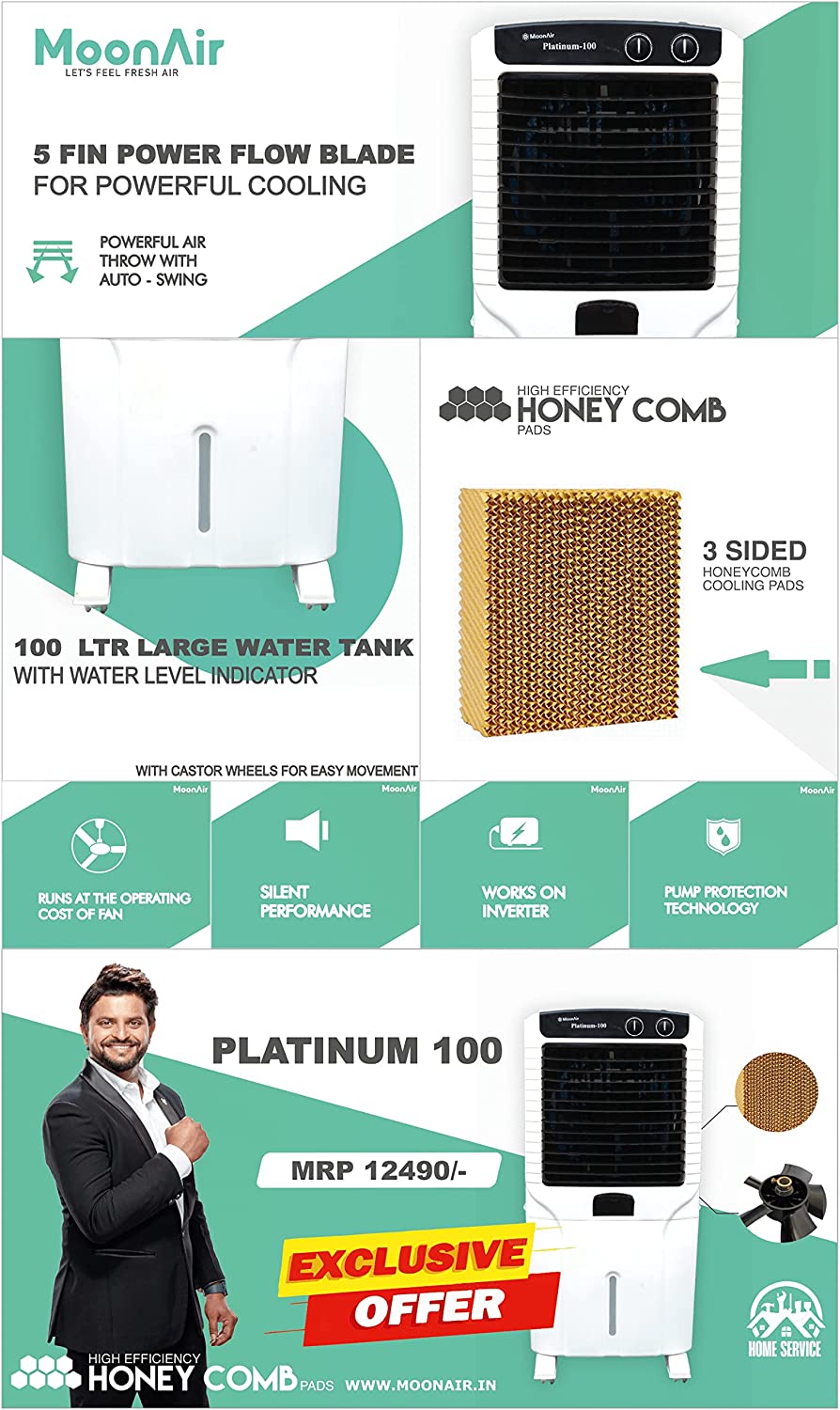 Air Coolers in Bangalore, एयर कूलर, बैंगलोर, MoonAir