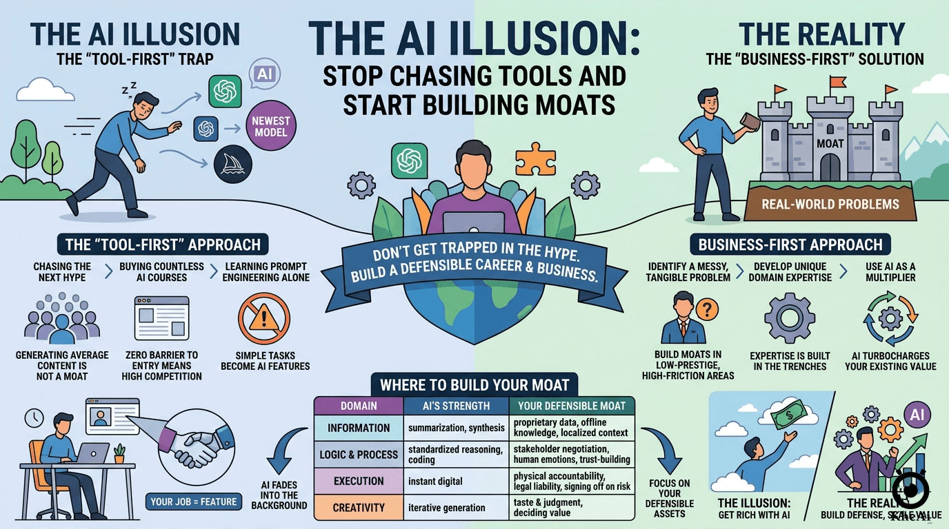 The AI Illusion: Stop Chasing Tools and Start Building Moats