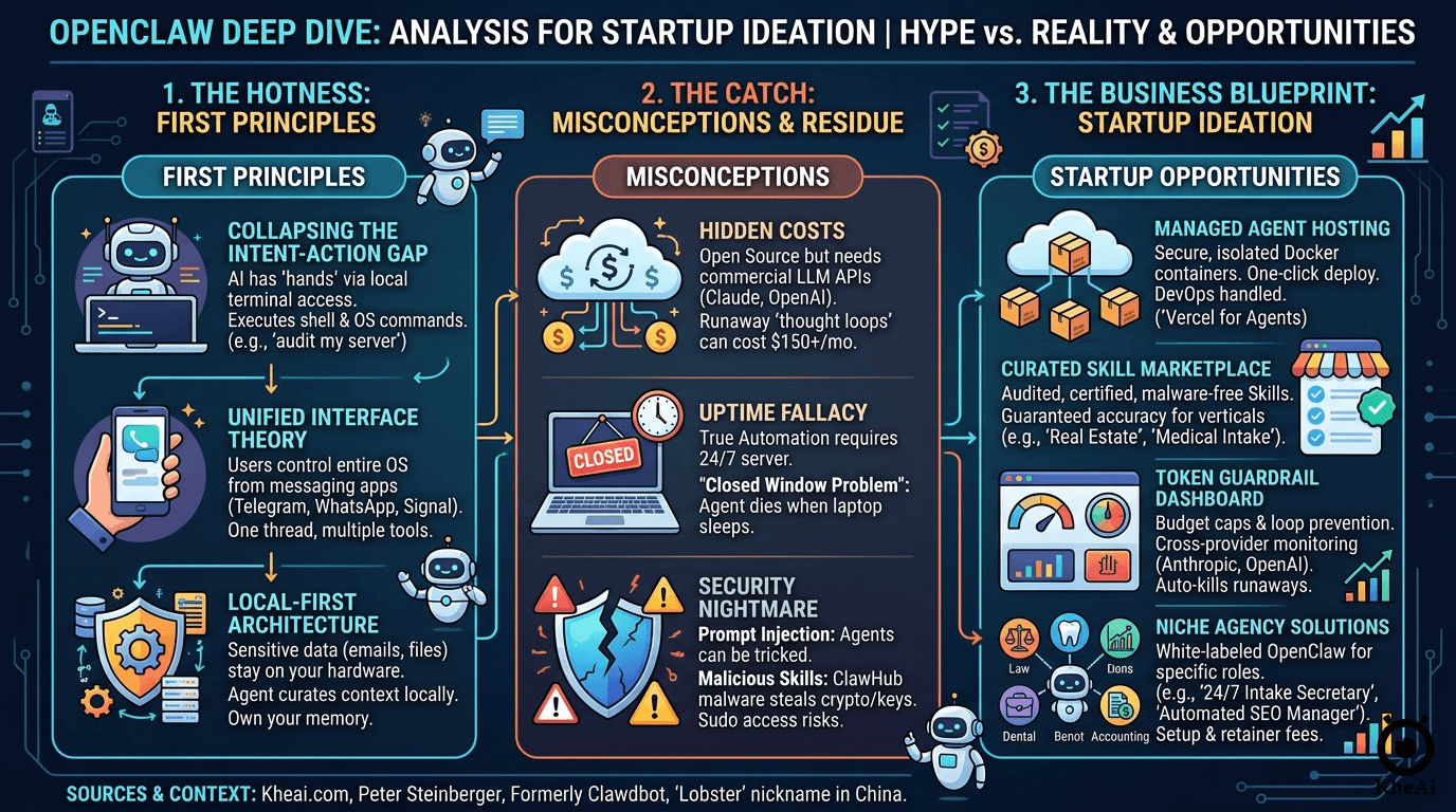 The OpenClaw Illusion: A First-Principles Audit and Startup Blueprint