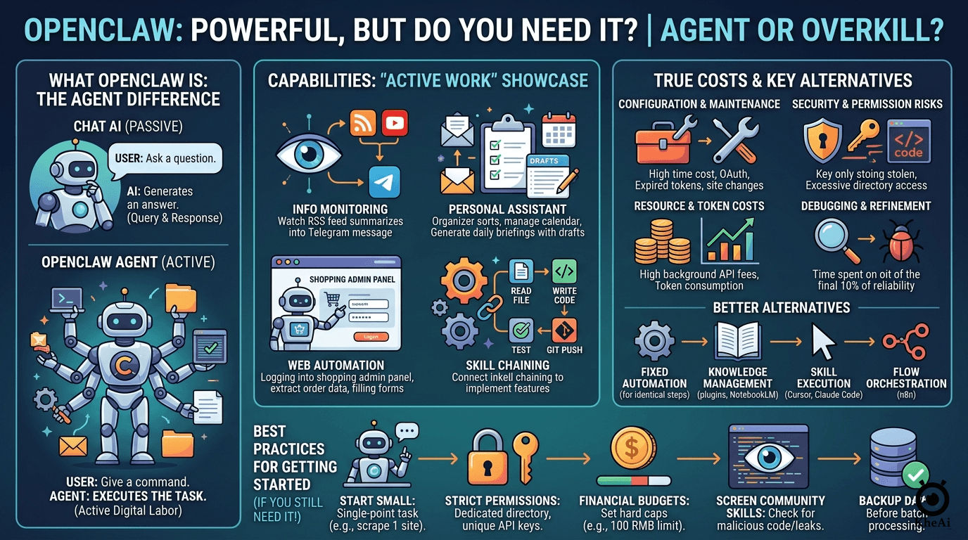 An Analysis of OpenClaw: Capabilities, Misconceptions, and Real-World Costs