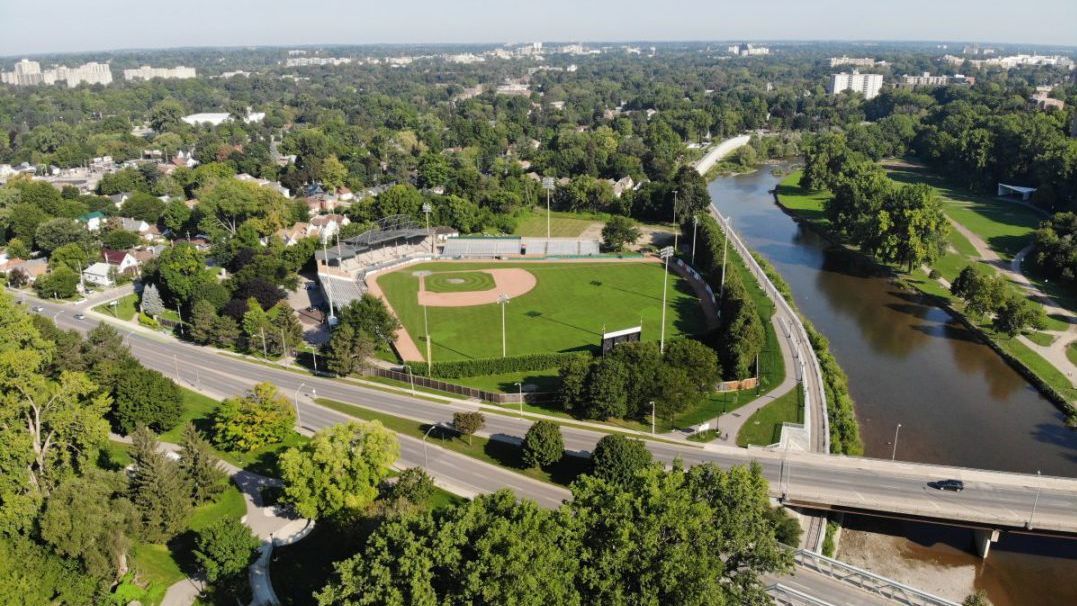 Labatt Park drone shot