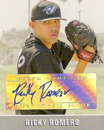 Ricky Romero in MLB in 2009? Give me a break!