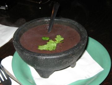 black bean and chorizo soup