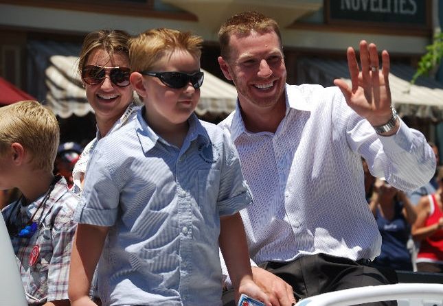 The Halladay family is ridiculously good looking