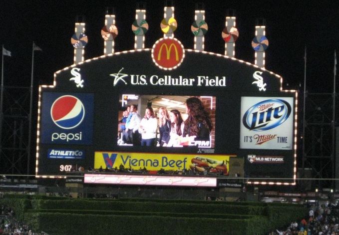 US Cellular Scoreboard
