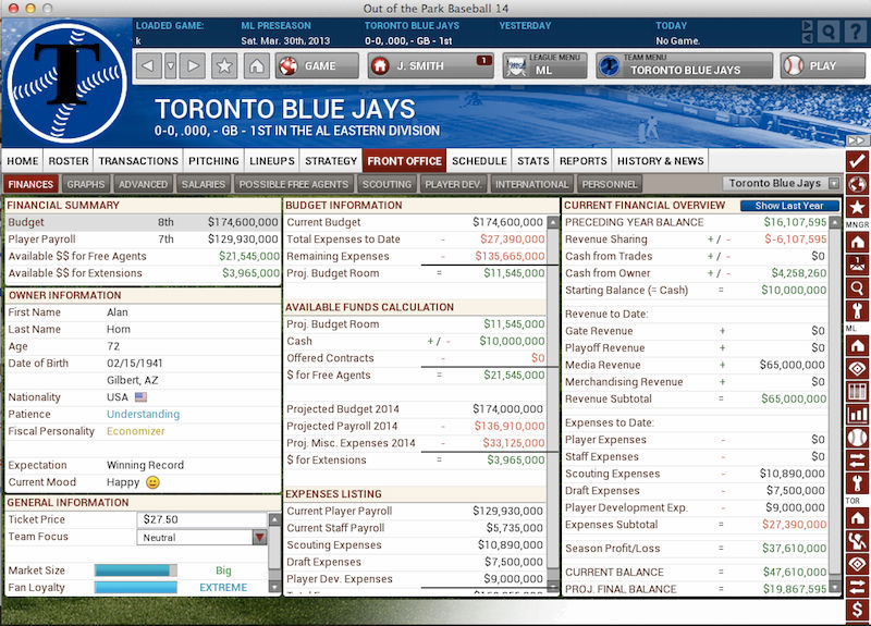 OOTP 2014 Review
