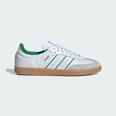 adidas Originals Samba OG 'Cloud White Green' JI2044 adidas Originals Samba OG 'Cloud White Green' JI2044