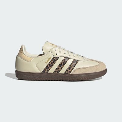 adidas Samba OG GS 'Leopard Cream White' JQ5874 adidas Samba OG GS 'Leopard Cream White' JQ5874