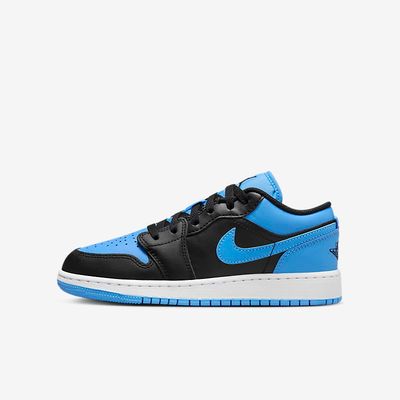 Air Jordan 1 Low GS 'Black University Blue' 553560-041 Air Jordan 1 Low GS 'Black University Blue' 553560-041