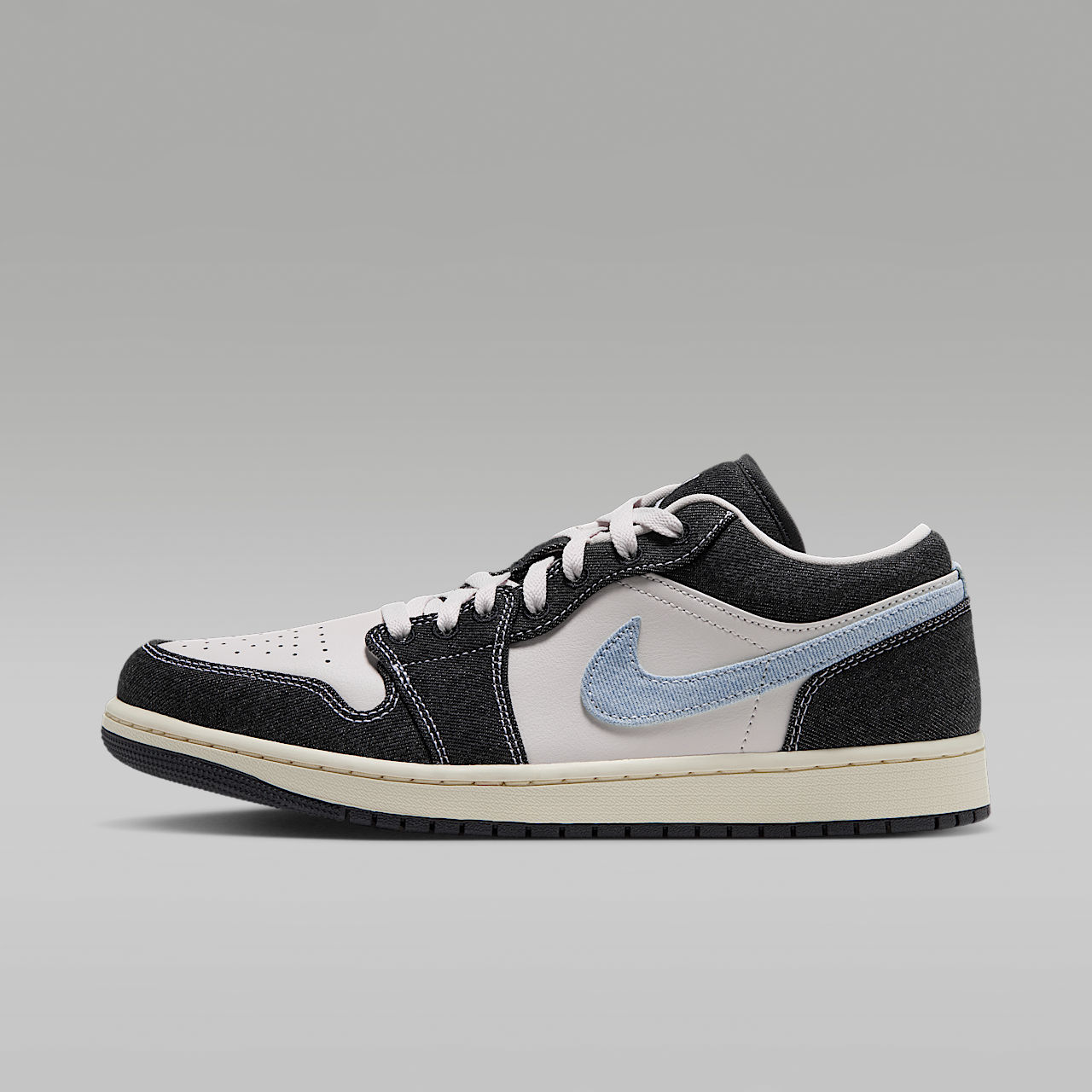 Air Jordan 1 Low Black White Particle Grey 553558-040 | More Sneakers