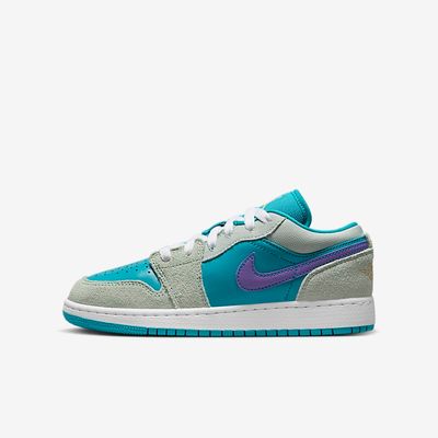 Air Jordan 1 Low SE GS 'Aquatone' DX4374-300 Air Jordan 1 Low SE GS 'Aquatone' DX4374-300