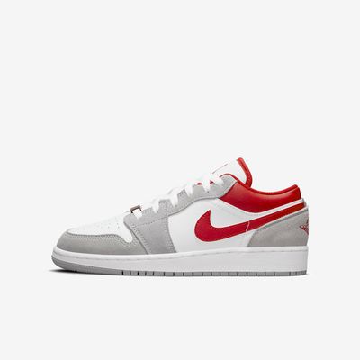 Air Jordan 1 Low SE GS 'Light Smoke Grey/Gym Red' DM0589-016 Air Jordan 1 Low SE GS 'Light Smoke Grey/Gym Red' DM0589-016