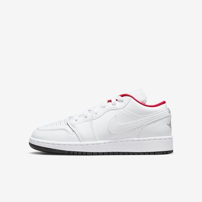 Air Jordan 1 Low 'White Gym Red' - 'Mismatched Insoles' 553560-164 Air Jordan 1 Low 'White Gym Red' - 'Mismatched Insoles' 553560-164
