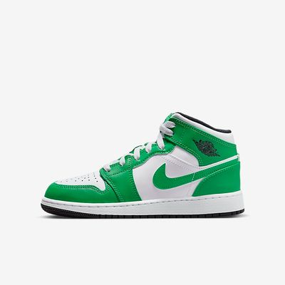 Air Jordan 1 Mid GS 'Lucky Green' DQ8423-301 Air Jordan 1 Mid GS 'Lucky Green' DQ8423-301