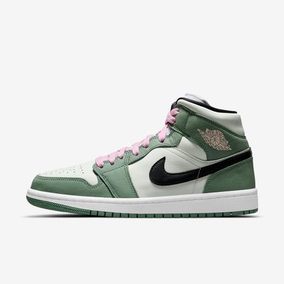Women's Air Jordan 1 Mid SE 'Dutch Green' CZ0774-300 Women's Air Jordan 1 Mid SE 'Dutch Green' CZ0774-300