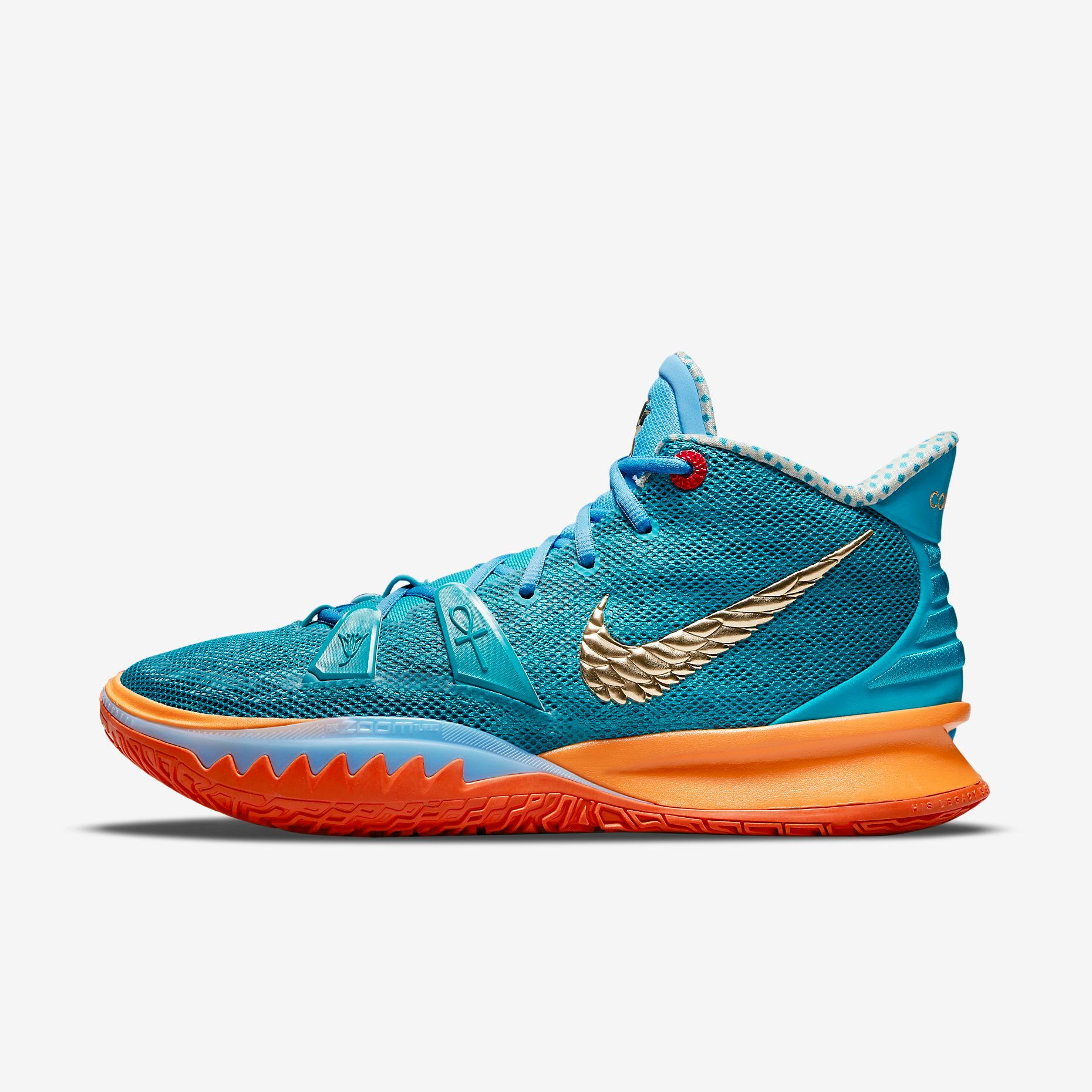 kyrie 7 rayguns basketball shoe