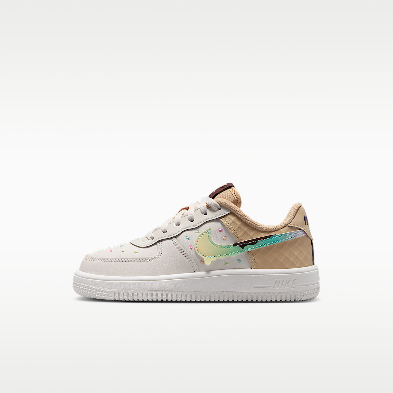 Womens Air Force 1 07 LX Green Glow - Happy Pineapple CZ0268-300
