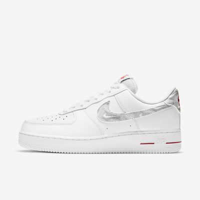 Nike Air Force 1 Low 'White/University Red' - 'Topography Pack' DH3941-100 Nike Air Force 1 Low 'White/University Red' - 'Topography Pack' DH3941-100