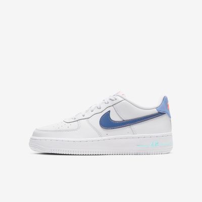 Nike Air Force 1 LV8 1 GS 'White Dark Purple Dust' DC8188-100 Nike Air Force 1 LV8 1 GS 'White Dark Purple Dust' DC8188-100