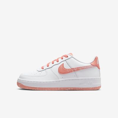 Nike Air Force 1 LV8 GS 'White/Light Madder Root' DM0985-100 Nike Air Force 1 LV8 GS 'White/Light Madder Root' DM0985-100