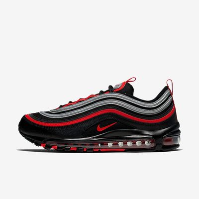 Nike Air Max 97 'Black/Metallic Silver/University Red' 921826-014 Nike Air Max 97 'Black/Metallic Silver/University Red' 921826-014